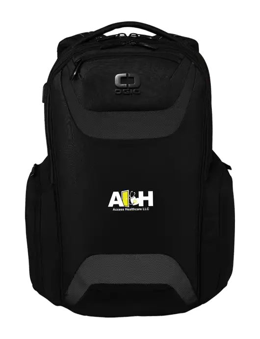 OGIO Black Charcoal Connected Pack w/Access Healthcare Logo