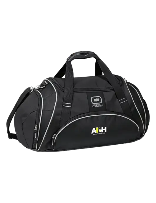 OGIO Black Crunch Duffel
 w/Access Healthcare Logo