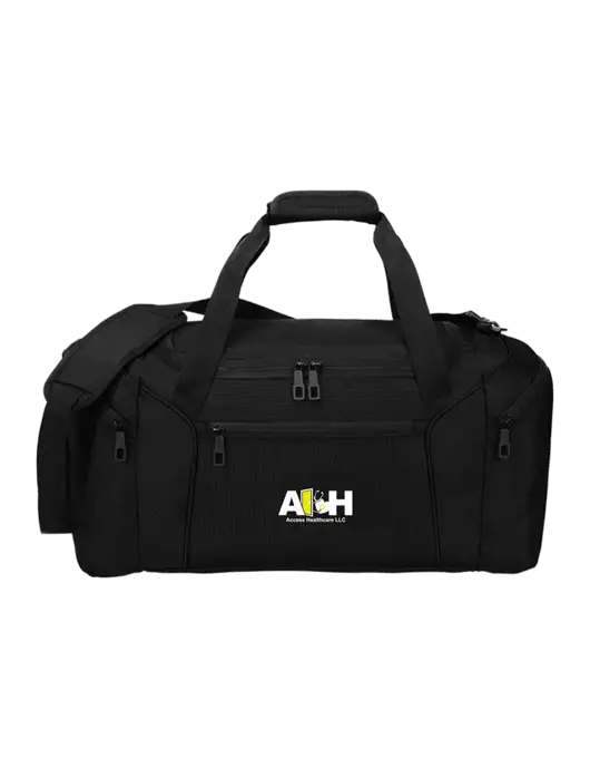 Slim & Lite Black Duffel    w/Access Healthcare Logo