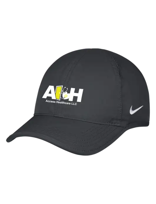 Nike Charcoal Featherlight Cap w/Access Healthcare Logo