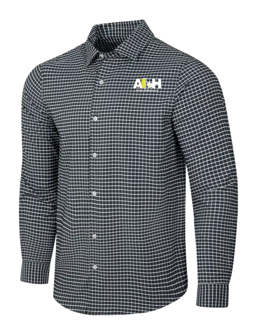 Dark Grey/White City Stretch Shirt w/Access Healthcare Logo