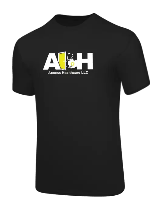 Core Blend Black T-Shirt w/Access Healthcare Logo
