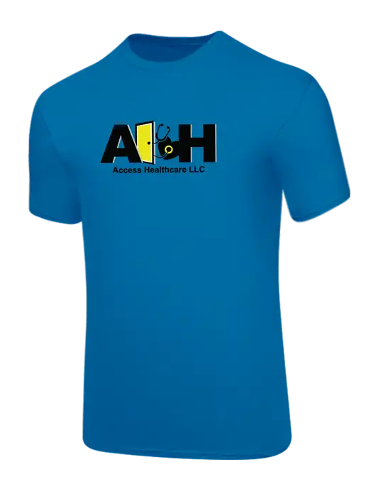 Core Blend Sapphire Blue T-Shirt w/Access Healthcare Logo