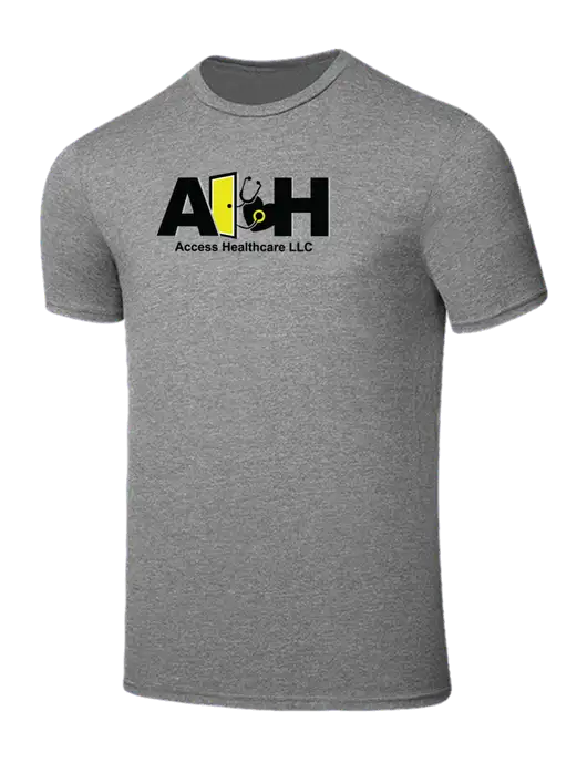 Seriously Soft Grey Frost T-Shirt w/Access Healthcare Logo