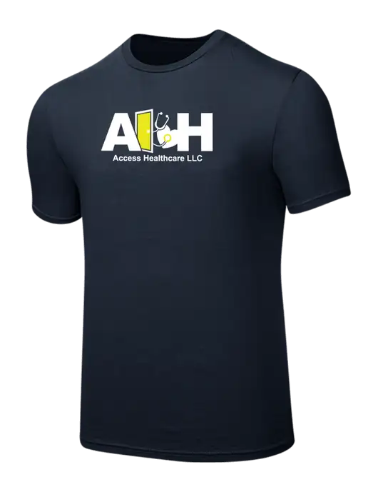 Seriously Soft Navy T-Shirt w/Access Healthcare Logo