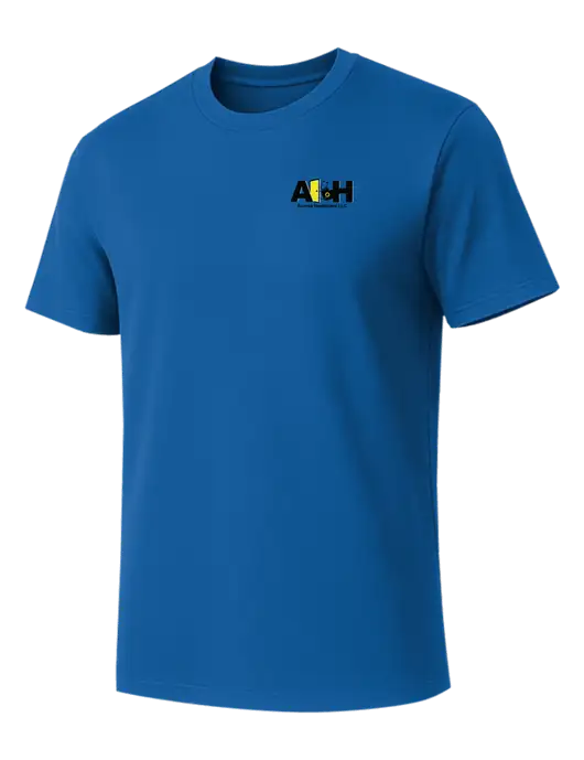 Allmade Royal Blue Organic Cotton Tee w/Access Healthcare Logo