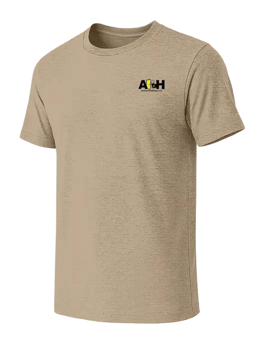 BELLA+CANVAS Heather Tan CVC Short Sleeve Tee w/Access Healthcare Logo
